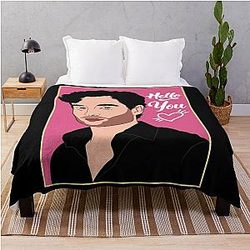 Retro Men Who Love Joe Goldberg Photographic Throw Blanket