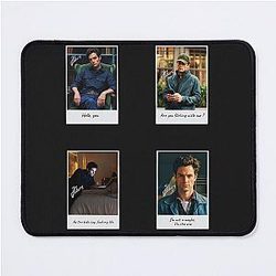Joe Goldberg Quotes Painted Art Mouse Pad