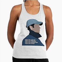 Retro Visit Joe Goldberg You Men Who Love Oversize Love Quinn Racerback Tank Top