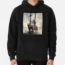 Joe Rogan Riding A Bear (+ Aliens) Pullover Hoodie