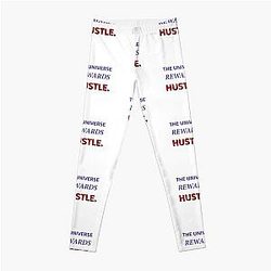 Joe Rogan Hustle Quote Leggings