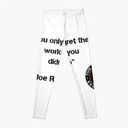 joe rogan quote sticker Leggings