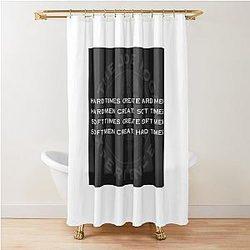 Joe Rogan qoutes Shower Curtain