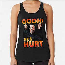 OOOH HE'S HURT - Joe Rogan Reaction Racerback Tank Top