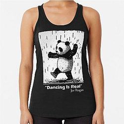 Dancing Is Real Joe Rogan Racerback Tank Top