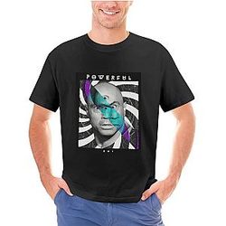 Joe Rogan T-shirt - Black Distressed Graphic
