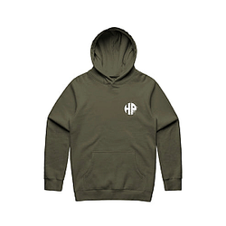 Hustle Army Green Hoodie 