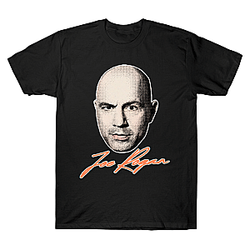 Halftone Portrait Signature LA0607 Joe Rogan T-Shirts