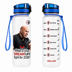 [HOT] UFC Dream Fight Motivation LA1208 Joe Rogan Tracker Bottle