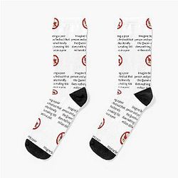 Joe Rogan Queen Quote Socks