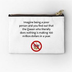 Joe Rogan Queen Quote Zipper Pouch