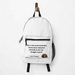 joe rogan quote sticker Backpack