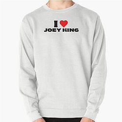 I Love Joey King Black Pullover Sweatshirt