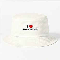 I Love Joey King Black Bucket Hat