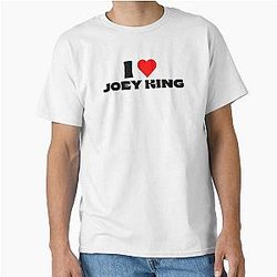 I Love Joey King Black Classic T-Shirt