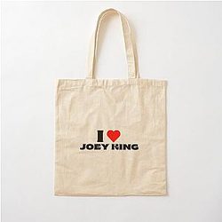 Joey King Black Cotton Tote Bag