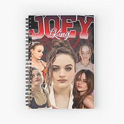 Joey King Spiral Notebook