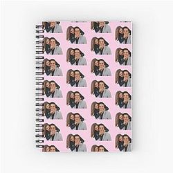 Jacob Elordi and Joey King Spiral Notebook