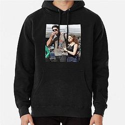 Joey King and Jacob Elordi Fanart Pullover Hoodie