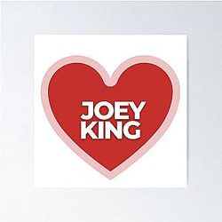 I Heart Joey King Poster 

(I cleaned it up as is, I will remove the brackets) 

I Heart Joey King Poster
