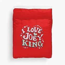 I Love Joey King Duvet Cover