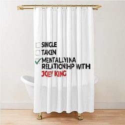 Mentally in a Relationship with Joey King Shower Curtain