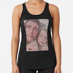 Joey King and Jacob Elordi Fanart Racerback Tank Top
