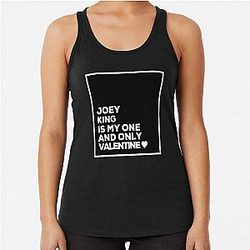 Joey King Is My Valenine Racerback Tank Top