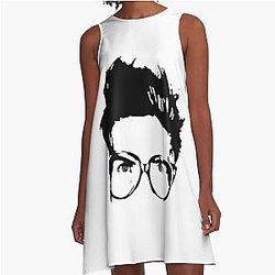 Joey Graceffa Silhouette A-Line Dress