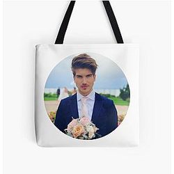 Joey Graceffa Flowers Over Print Tote Bag
