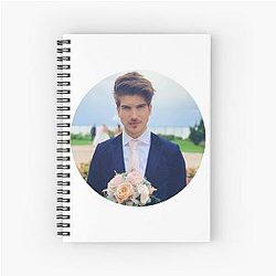 Joey Graceffa Flowers Spiral Notebook