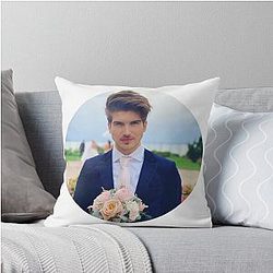 Joey Graceffa Flowers Throw Pillow