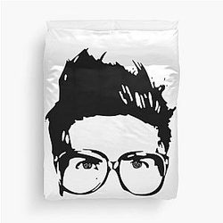 Joey Graceffa Silhouette Duvet Cover