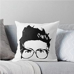 Joey Graceffa Silhouette Throw Pillow