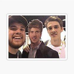 Super Mega and Joey Graceffa Sticker