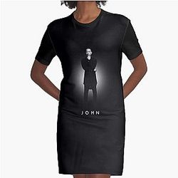 John Legend Graphic T-Shirt Dress
