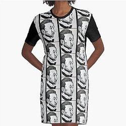 Portrait of John Legend Graphic T-Shirt Dress