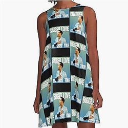 Big Lover John Legend Música Tour A-Line Dress