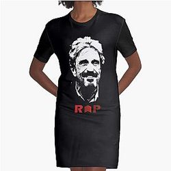 Rip John leyenda Gráfico vestido de camiseta
