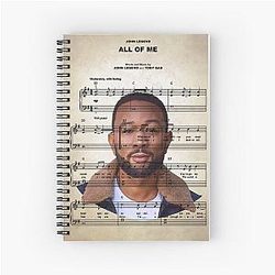 John Legend - Alles von mir Spiral Notebook