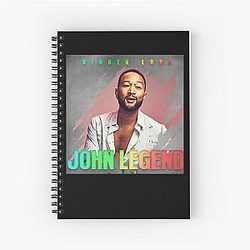 John Legend Bigger Love Tour 2021  Spiral Notebook