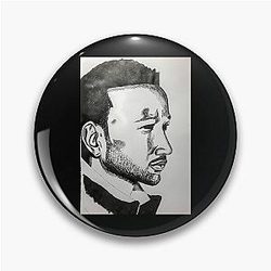 Portrait of John Legend Pin