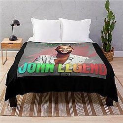 John Legend Bigger Love Tour 2021  Throw Blanket