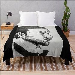 Portrait of John Legend Throw Blanket