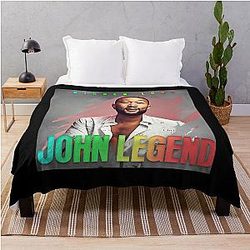 John Legend Bigger Love Tour 2021 Throw Blanket