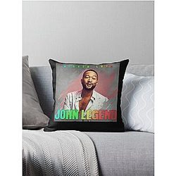 John Legend Bigger Love Tour 2021  Throw Pillow
