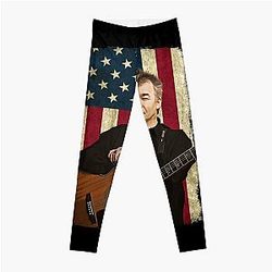 Vintage American Flag John Legend Leggings