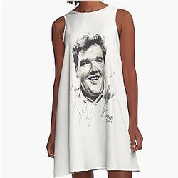 Smiling John Candy A Line Dress