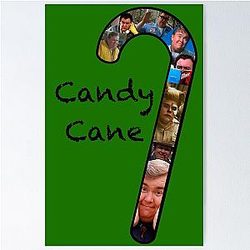 John Candy Cane Poster