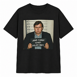 Mugshot Horror Movie Monster DTNK2007 John Candy T-Shirts